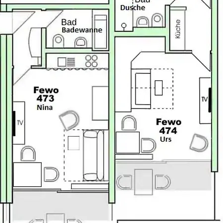 Nina شقة Schönwalde